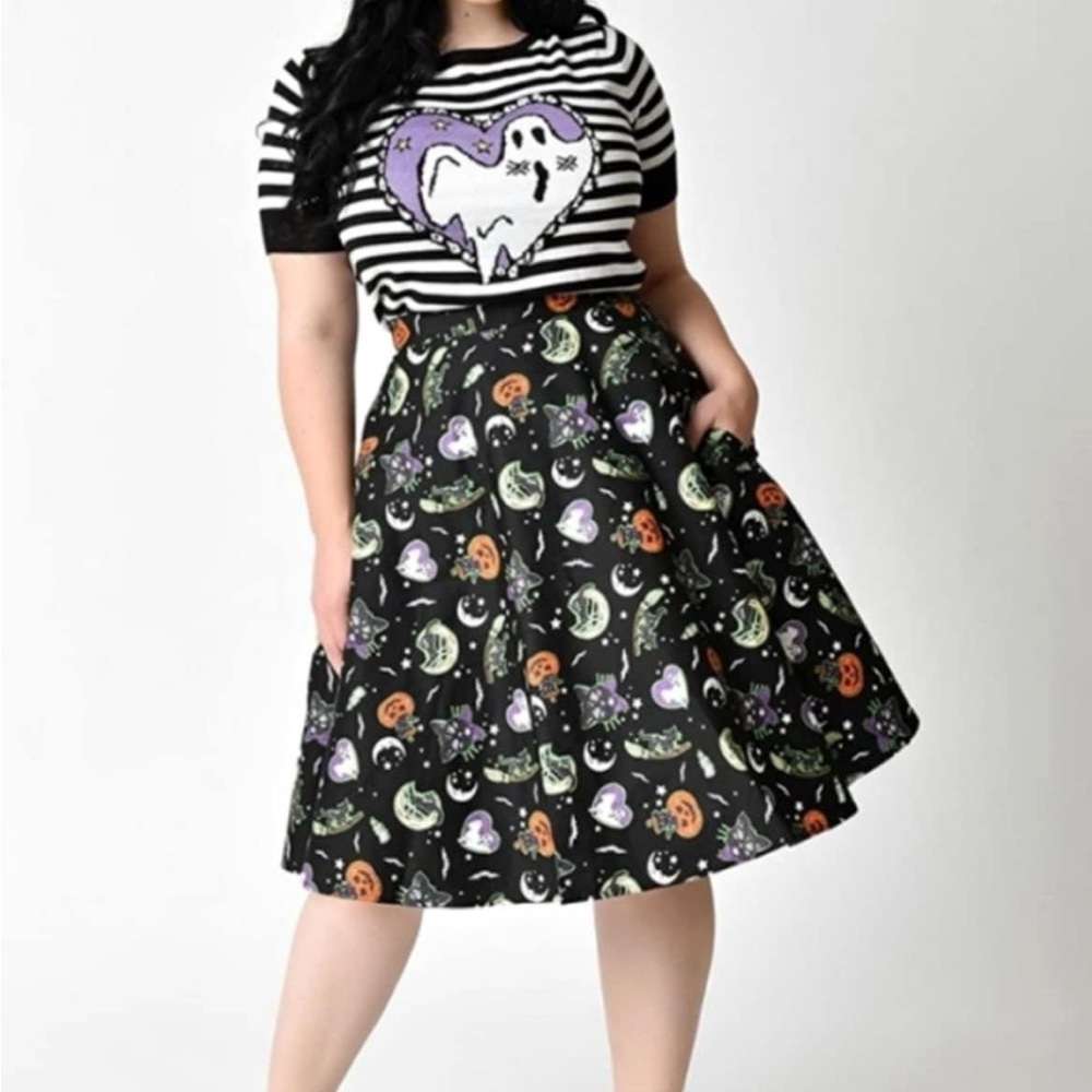 Hell Bunny 4x Halloween Skirt